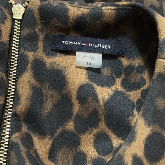 Size 14 Tommy Hilfiger Leopard Print Sleeveless Sheath Dress NWT - Picture 8 of 12